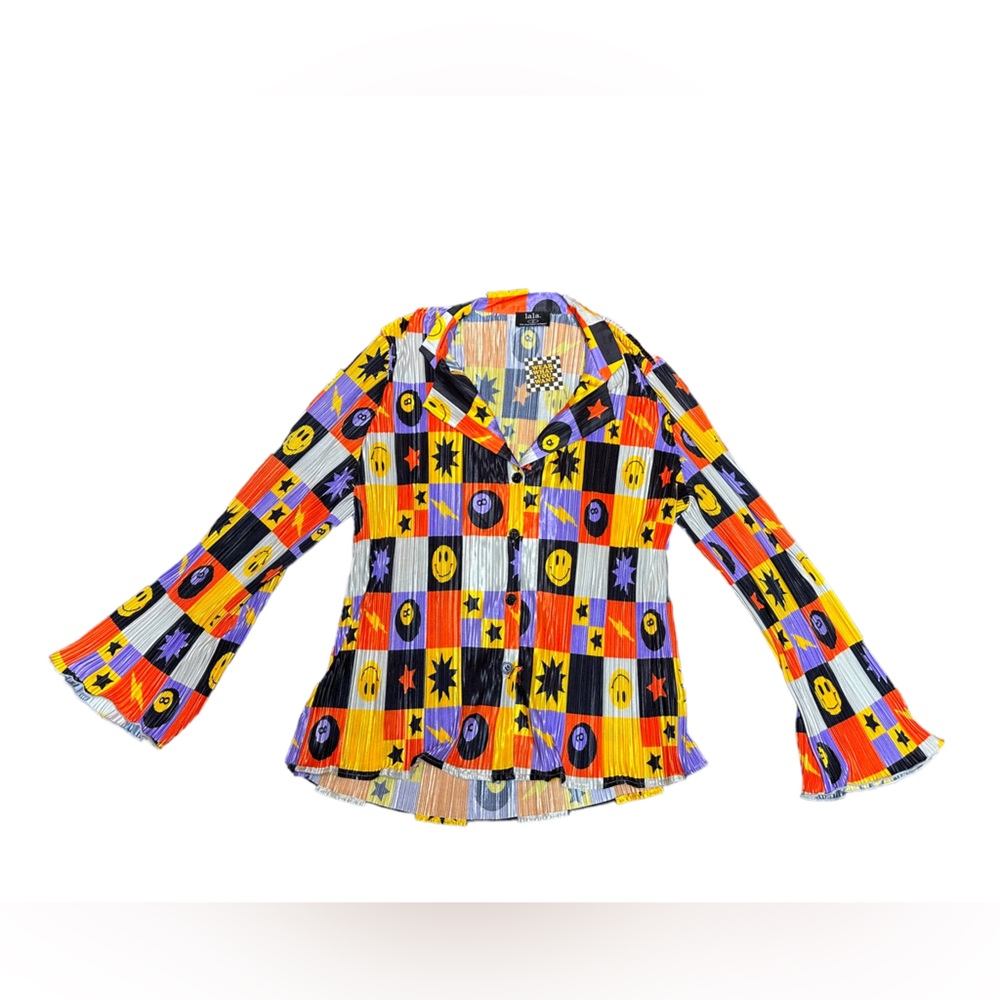 NWT Dressed in LALA | Long Sleeve Plisse Set in Not Made to Be Subtle - Picture 8 of 11